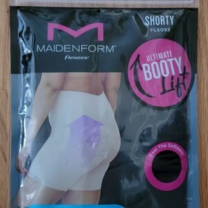 Maidenform BOOTY LIFT Butt Shaper Sz SMALL Black NEW